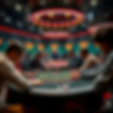 Dynamic APL Poker Gameplay An engaging APL Poker gameplay scene showcasing players in action