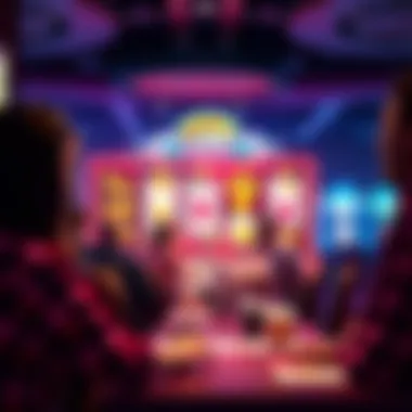 An engaging community chat feature within BC Slots Live