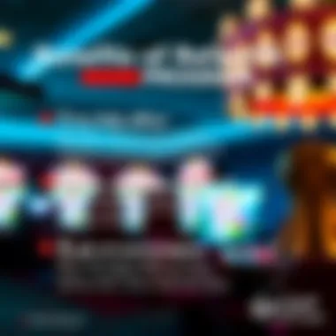 A visual summary of the benefits of the Virgin Casino Refer a Friend program highlighted in bullet points