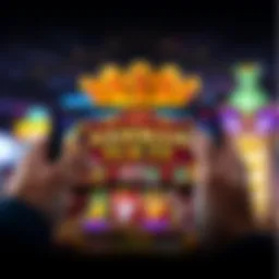 A vibrant display of Cashman Slots app gameplay on a smartphone