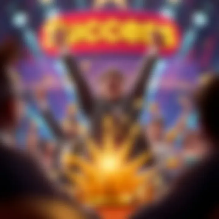 A celebratory graphic symbolizing fortune and success in gambling