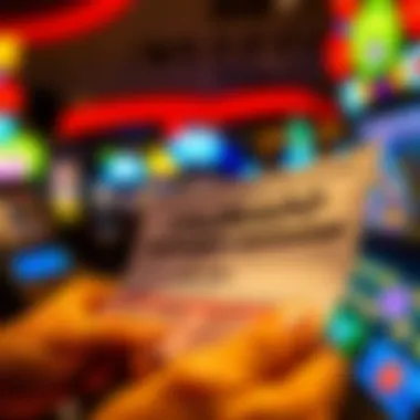 Examining a Colorado Lottery Ticket A close-up of a lottery ticket being examined