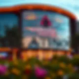 Exterior view of Cowlitz Tribe Casino showcasing modern architecture