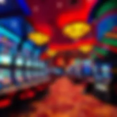 Interior gaming area filled with slot machines and gaming tables