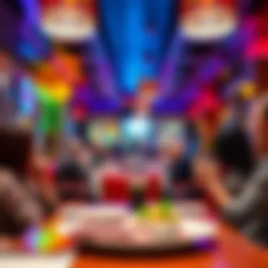 Vibrant atmosphere of a casual restaurant at Del Lago Casino with patrons enjoying their meals