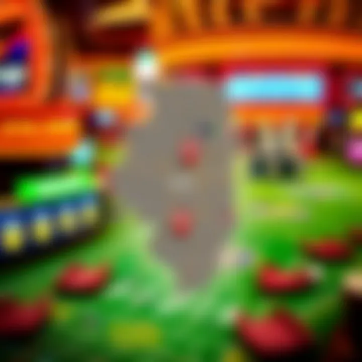 Mapping DraftKings Locations Across Illinois A map highlighting DraftKings locations in Illinois