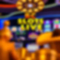 A vibrant display of BC Slots Live interface showcasing various slot games