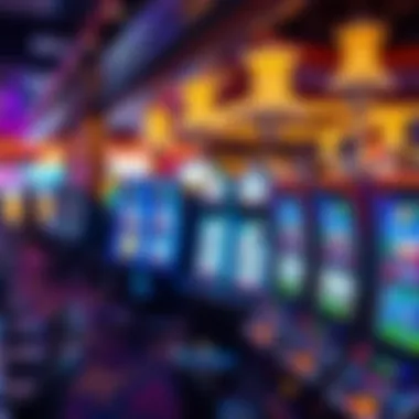 Luxurious Casino Environment Luxurious casino environment showcasing various slots