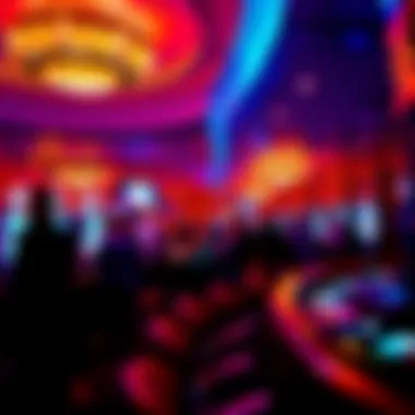 Lively Entertainment Event at Casino A lively entertainment event held at one of Connecticut's renowned casinos.