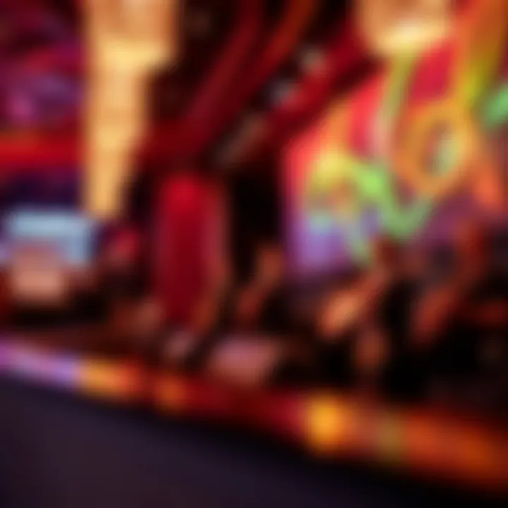 Entertainment stage featuring a live band performing for casino guests