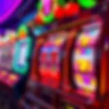 A vibrant cherry slot machine displaying colorful symbols and reels