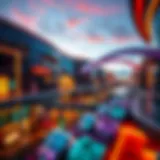 Panoramic view of Circa Downtown Las Vegas showcasing its modern architecture