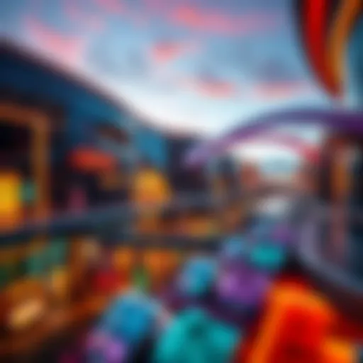 Panoramic view of Circa Downtown Las Vegas showcasing its modern architecture