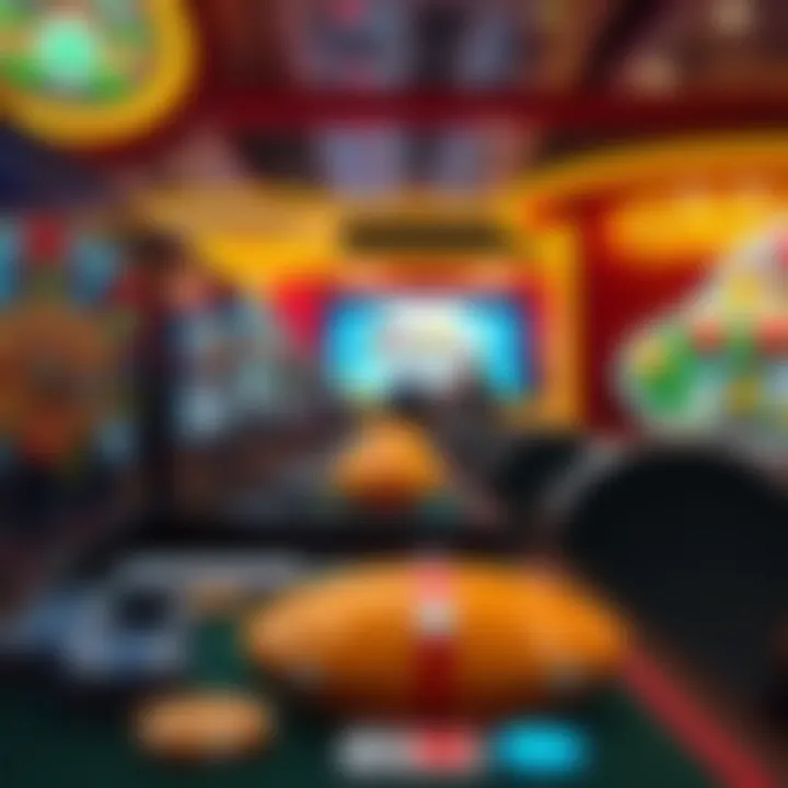 An illustration depicting the evolution of online gaming technologies over the years.