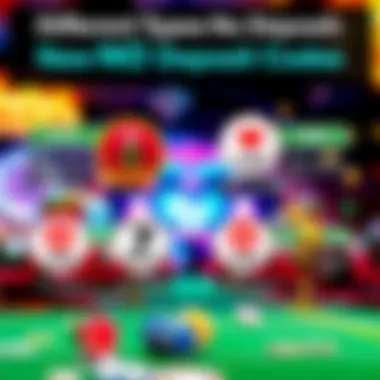 Different Types of No Deposit Bonus Codes Infographic showing types of casino bonuses