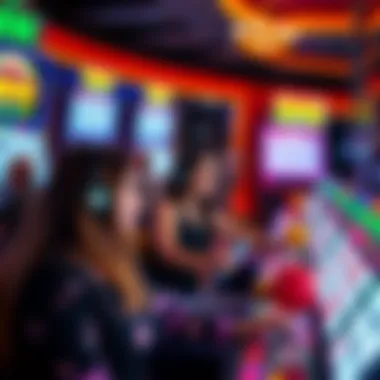 Engaging Virtual Keno Game Session Players engaged in a virtual keno game session