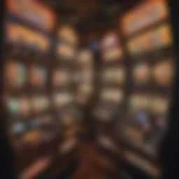 Vibrant slot machines at Golden Nugget Casino