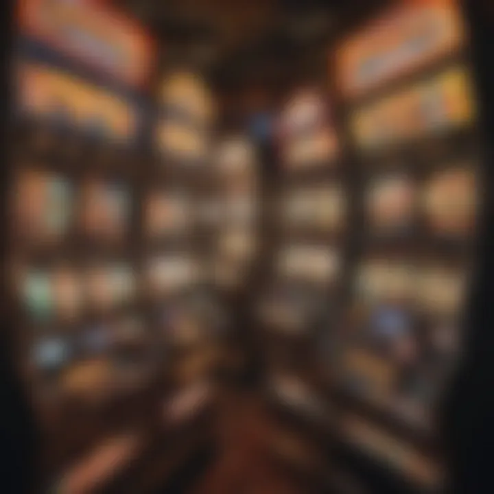 Vibrant slot machines at Golden Nugget Casino