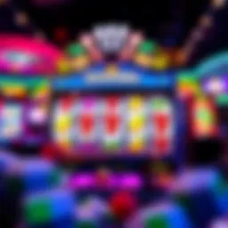 Colorful Slotomania game interface featuring vibrant symbols