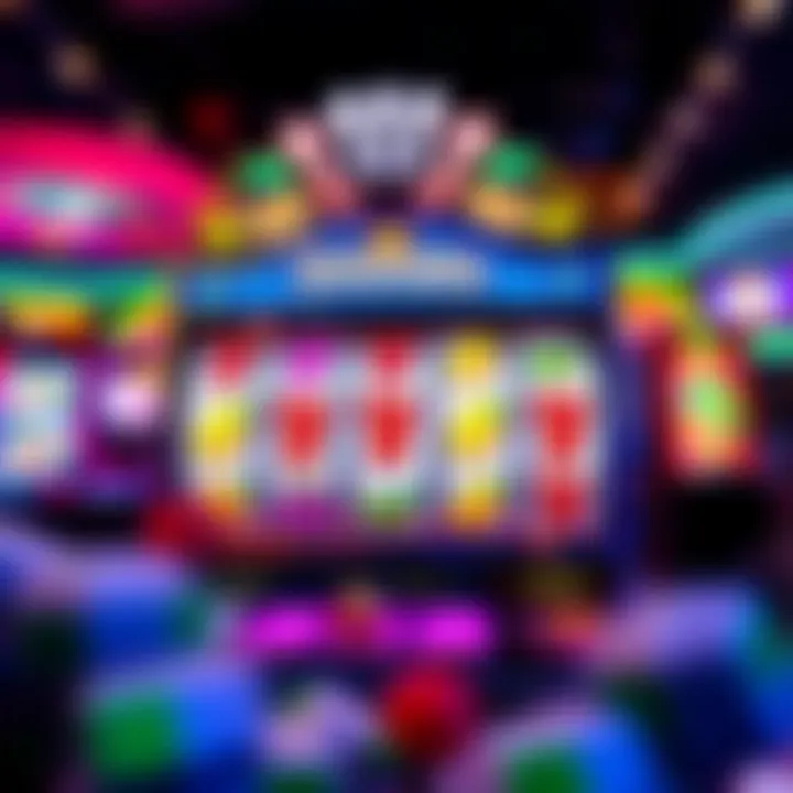 Vibrant Slotomania Interface Colorful Slotomania game interface featuring vibrant symbols