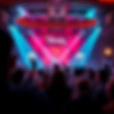 Lively Entertainment at Harrah's Live entertainment event with a crowd enjoying the performance