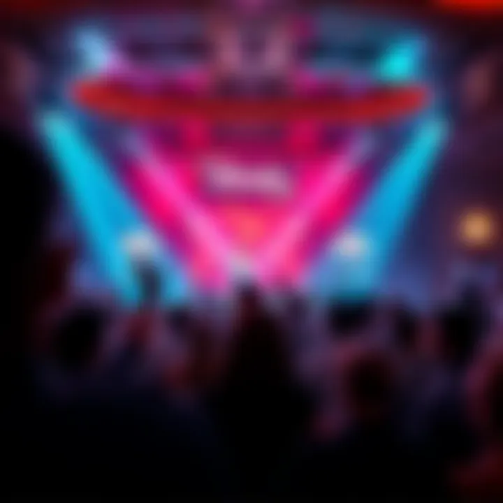 Lively Entertainment at Harrah's Live entertainment event with a crowd enjoying the performance