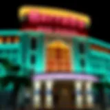 Exterior view of Harrah's San Diego Casino showcasing its architecture