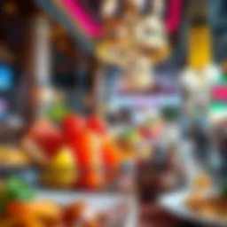 Diverse culinary offerings at Manzo Park