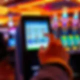 User interacting with the Michigan Lottery Ticket Scanner App interface