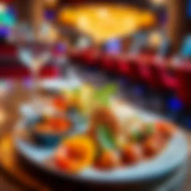 A beautifully presented dish from one of the hotel’s top restaurants