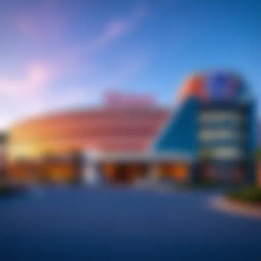 Exterior view of Ocean Casino and Hotel showcasing its modern design