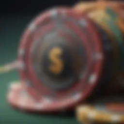 An intricate display of poker chips and cards highlighting the Seminole Wild Card.