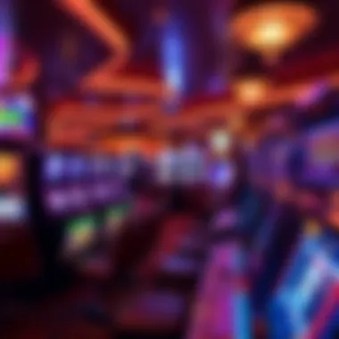 Exciting casino interior filled with slot machines and gaming atmosphere