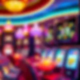 Vibrant Display of Online Slot Games A vibrant display of online slot games