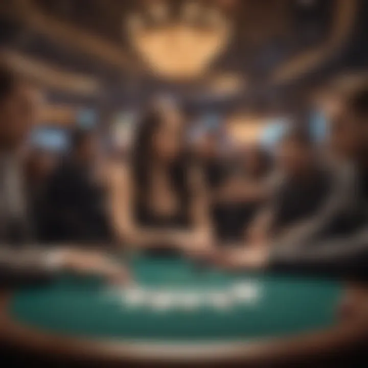 Variety of Poker Games Offered Variety of poker games offered in a vibrant setting