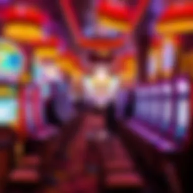 Exciting Casino Atmosphere Exciting casino atmosphere filled with engaging slot machines