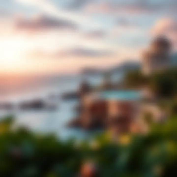 Goa's Coastline with Casino A scenic image of Goa's coastline with a casino in view.