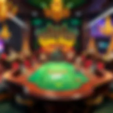 The Engaging Layout of the Robin Hood Casino Game An overview of the Robin Hood casino game table with immersive graphics