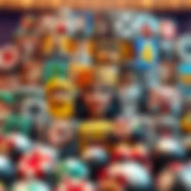 A collage of various free game icons showcasing diversity