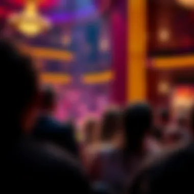 Audience Engagement at Wynn The captivating atmosphere of the audience immersed in the show, highlighting engagement and excitement.