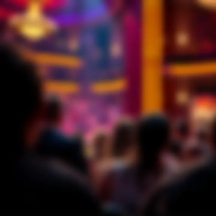 Audience Engagement at Wynn The captivating atmosphere of the audience immersed in the show, highlighting engagement and excitement.