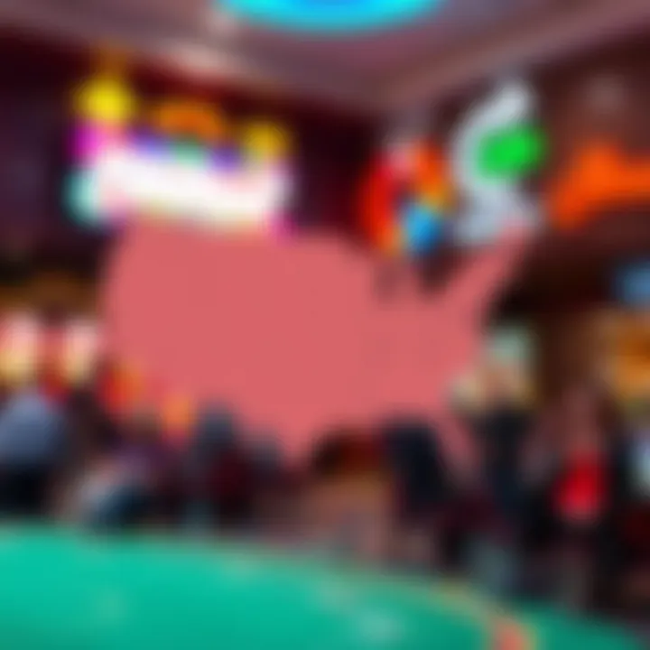 A map highlighting FanDuel operating states