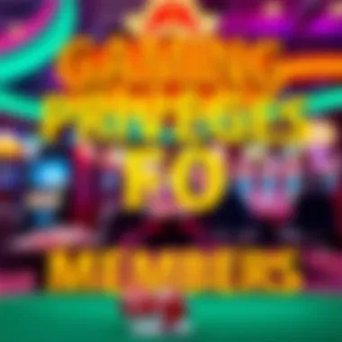 Gaming Privileges for Members Graphic representation of gaming privileges associated with membership