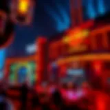 Vibrant Atmosphere of Hard Rock AC Sportsbook Exterior view of Hard Rock AC Sportsbook showcasing its vibrant atmosphere