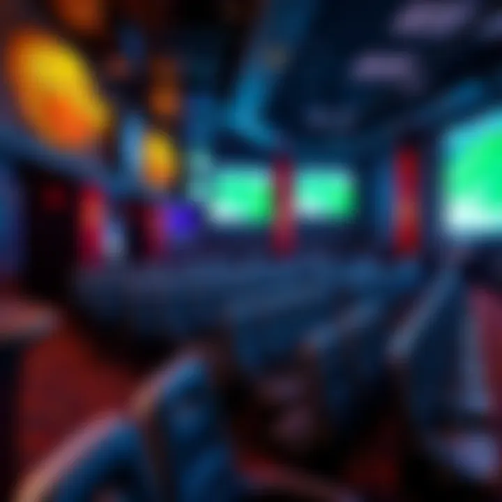 Seating Arrangements at Hard Rock AC Sportsbook Interior layout of the Hard Rock AC Sportsbook highlighting seating arrangements