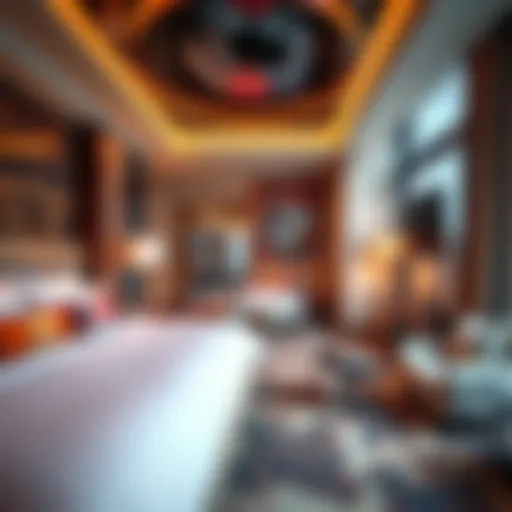 Luxurious Guest Room Luxurious guest room at Hard Rock Tulsa showcasing modern design and comfort