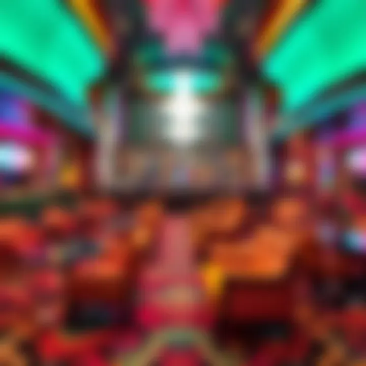 Vibrant seating area in Hard Rock Tulsa room reflecting unique decor