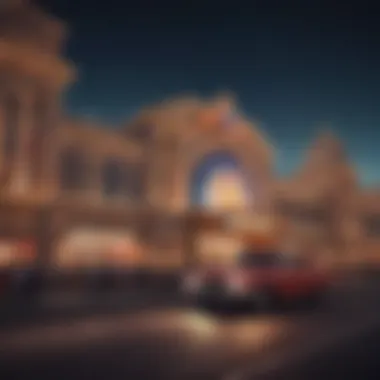 An iconic performance stage within MGM Mirage hosting world-class entertainment