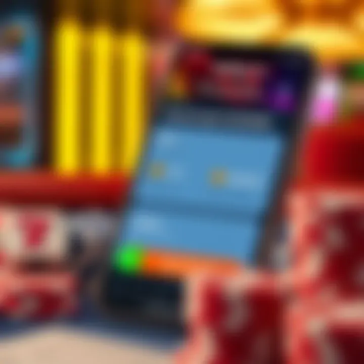 Secure payment methods displayed on a poker app