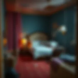 A neglected hotel room illustrating poor cleanliness standards